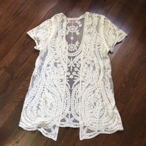 Pixley Crochet Lace Kimono